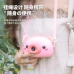 [READY STOCK] Cute Cartoon Children pig bubble analog bath toy camera with lights and musics